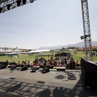 Coachella Concert Crowd Takes Over Stage