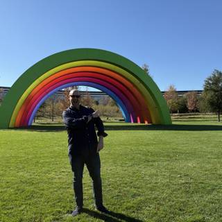 Joyful Moment at Apple Park