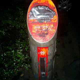 Red Lighted Parking Meter in Tokyo
