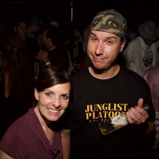 Friends Pose at Late Night Club Event 2006
