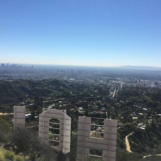 Hollywood Above the Cityscape