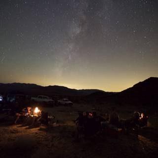 Campfire Night Under the Stars