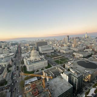 A Golden Sunset Over San Francisco's Metropolis