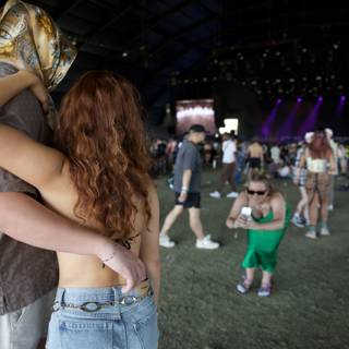 Embrace and Energy: Moments at Coachella 2024