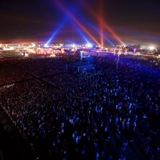 Bright Lights and Big Crowds at Coachella Music Festival