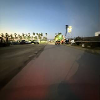 Dusk at Empire Polo Club