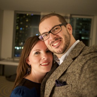 Dave and Penelope's Cozy Hotel Room Selfie