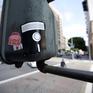 Street Light with Sticker