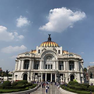 The Majestic Palace of Fine Arts in Mexico City.