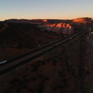 Highway Through the Red Rocks