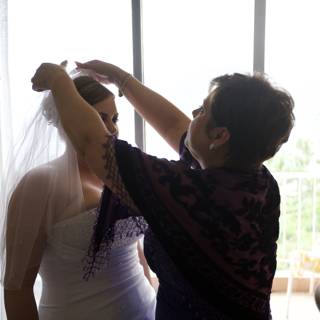 Putting on the Wedding Veil