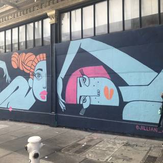 Two Women Mural