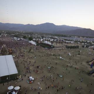 Coachella Crowd Takes Over the Desert