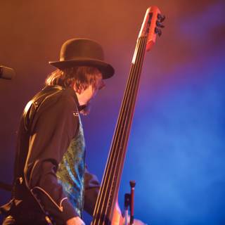 Top-Hatted Bassist Rocks Coachella