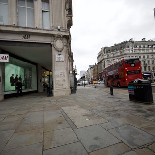 Rainy Day on Oxford Street, London