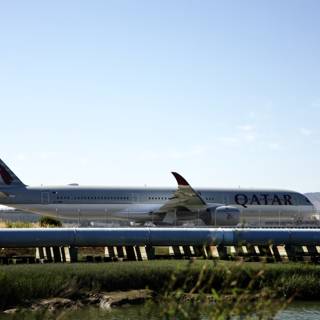 The Majestic Qatar Airways at San Francisco International