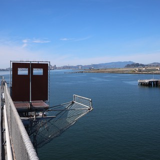 Naval Cargo Ramp at USS Hornet Museum Dock