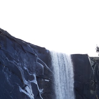 Vernal Fall Cascading Through Yosemite's Granite Cliffs