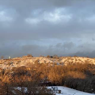 Snowy Hillside in Santa Fe