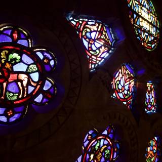 Colorful Artistry in Sainte-Sophie-de-l'Tags Cathedral