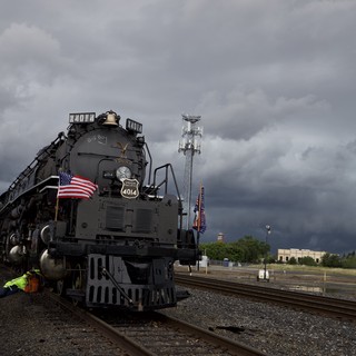 Union Pacific Big Boy 4014 Under Stormy Skies
