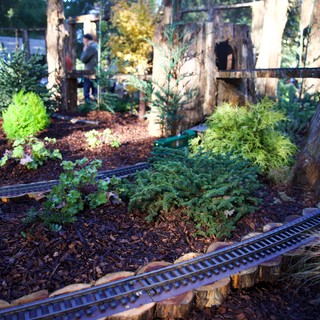 Public botanical garden or model railway exhibition