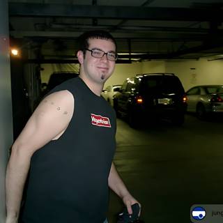 Dave B in the Parking Garage