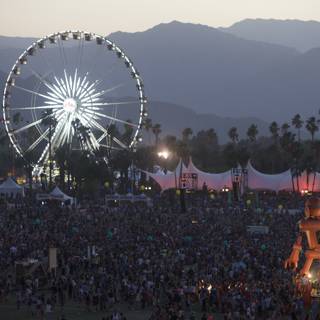 A Thrilling Ferris Wheel Ride at Coachella Festival