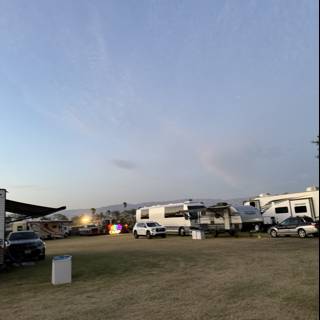 Evening at the RV Campground