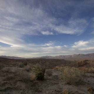 Awe-inspiring View of Anza Borrego’s Desert and Mountains