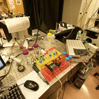 Caltech Laboratory Desk Setup