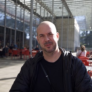 Portrait at Modern Outdoor Dining Pavilion