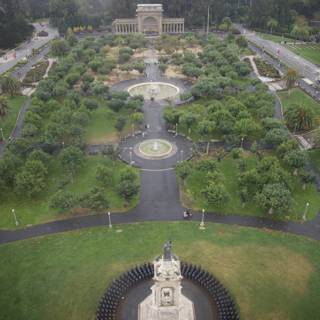 Urban Oasis: Aerial Perspective of Golden Gate Park