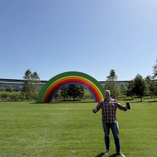 Under the Rainbow at Apple Park