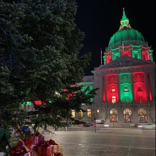 Festive Illumination in the Heart of San Francisco