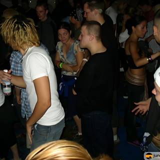 The Nightclub Crowd on the Dance Floor