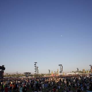 Coachella Vibes: A Panoramic Afternoon at the Music Festival
