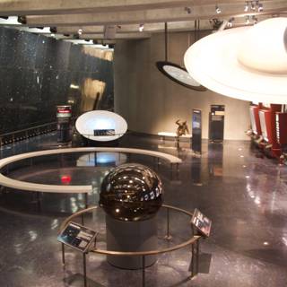 Planetary Display in Museum Foyer