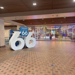 Route 66 Exhibit at Albuquerque Airport Interior