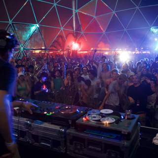 Musician Ilari Sahamies Entertains Crowd at Coachella Sunday Night Club