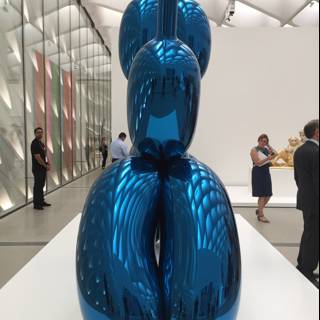 Blue Sphere Statue at The Broad Museum