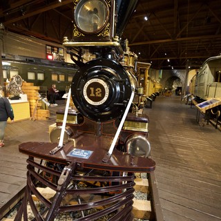 Historic Steam Locomotive No. 12 at Railroad Museum