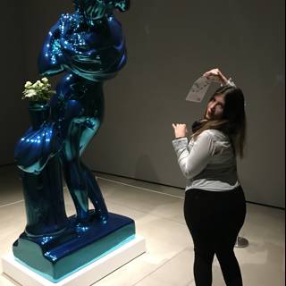 Blue Sculpture Encounters: Lori S at The Broad