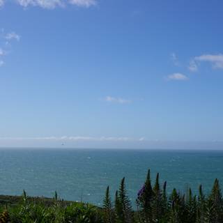 Overlooking the Azure Sea