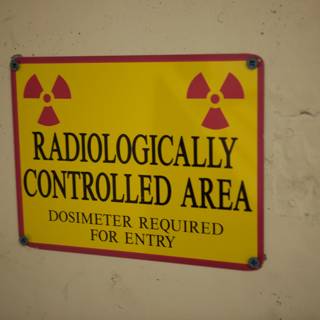 Radically Controlled Area Sign