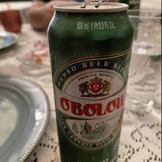 Refreshing Lager on the Table