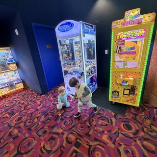 movie theater arcade/entertainment lobby