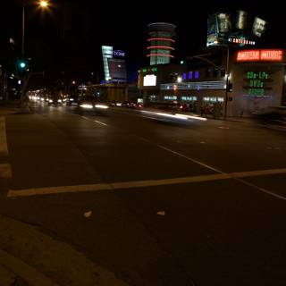 Urban Night Intersection