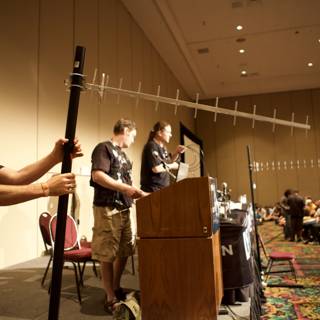 Presenters on Stage at Defcon18 Conference