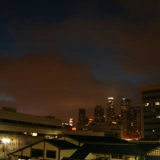 Metropolis Night Skyline